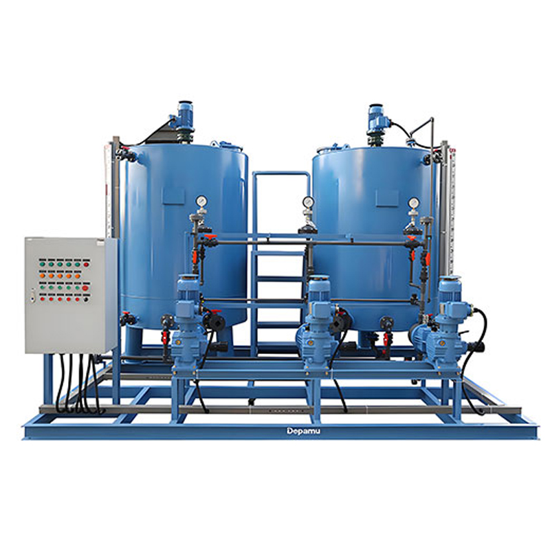 Acid and alkali dosing device